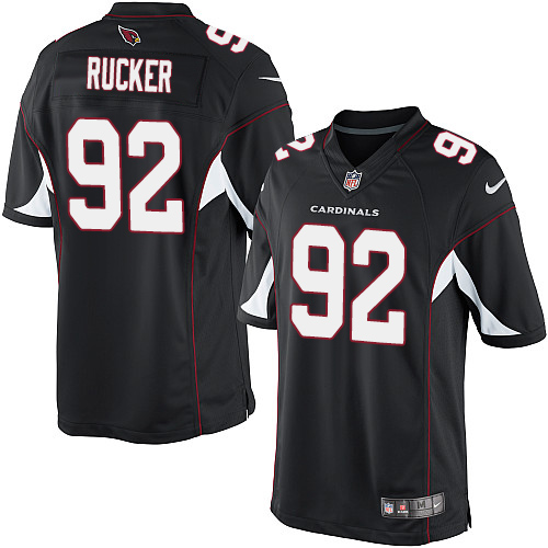 Youth Elite Frostee Rucker Nike Jersey Black Alternate - #92 NFL Arizona Cardinals